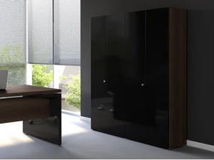 MITO - Tall office storage unit with hinged doors - Cabinet by Mdd