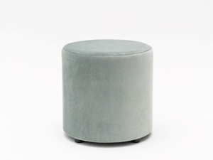 MIX - Upholstered round fabric pouf - Pouf by Mdd