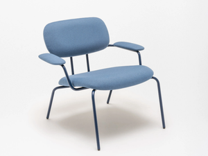 NEW SCHOOL - Fabric armchair with armrests - Armchair by Mdd