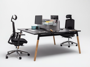 OGI_W - Multiple wooden office desk with cable management - Desk by Mdd