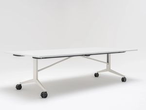 PLEX - Folding rectangular composite wood meeting table - Table by Mdd