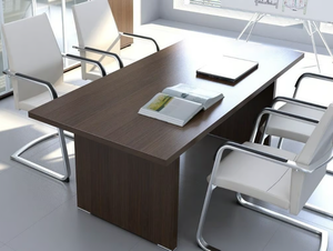 QUANDO - Rectangular wooden meeting table - Table by Mdd