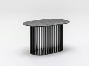 ROLL - Low oval MDF coffee table - Coffee table by Mdd
