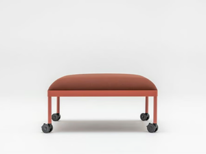 STILT - Upholstered fabric footstool - Pouf by Mdd