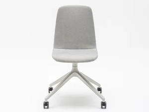 ULTI UKP4K - Swivel trestle-based fabric chair with castors - Chair by Mdd