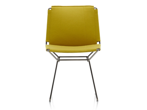 NEIL TEXTILE - Sled base fabric chair - Chair by MDF Italia