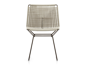 NEIL TWIST - Sled base rope garden chair - Chair by MDF Italia