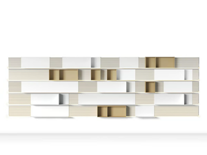 PENTAGRAMMA - Sectional modular bookcase - Cabinet by MDF Italia
