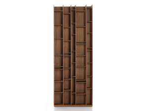 RANDOM WOOD - Modular wood fibre bookcase - Cabinet by MDF Italia