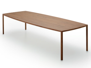 TENSE CURVE - Rectangular oak table - Table by MDF Italia