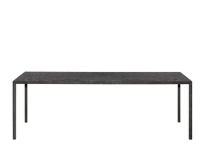 TENSE MATERIAL HERITAGE - Steel and wood table - Table by MDF Italia