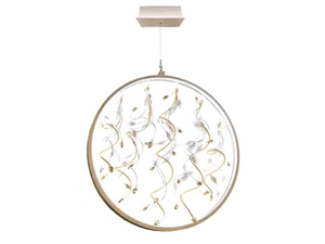 GIRÒ - Wrought iron pendant lamp - Ceiling lamp by Mechini