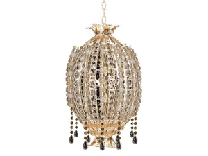 L293 - Chandelier with crystals - Ceiling lamp by Mechini