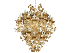 L299 - Wrought iron chandelier - Ceiling lamp by Mechini