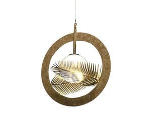 ROUND - Wrought iron pendant lamp - Ceiling lamp by Mechini
