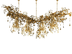 THREE HUNDRED AND NINETEEN - Wrought iron chandelier - Ceiling lamp by Mechini