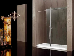 FILODOCCIA - 2 places niche glass shower cabin - Shower by MEGIUS