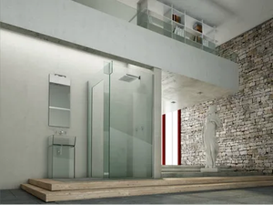 ICONA SEPARÈ CORNER - Corner glass shower cabin - Shower by MEGIUS