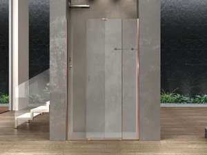 ILLUSION - Niche glass shower cabin with sliding door - Door by MEGIUS
