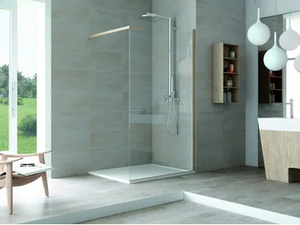 MATERIA SA1 - Walk in shower with tray - Shower by MEGIUS