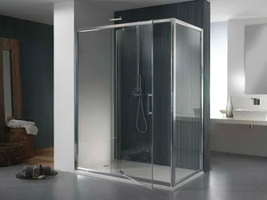 MORE LIVE PVF - Corner glass shower cabin - Shower by MEGIUS
