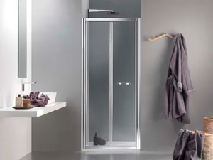 MORELIVE® - Niche glass shower cabin with folding door - Door by MEGIUS