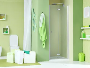 WEB 3.0 P1S - Niche shower cabin with folding door - Door by MEGIUS