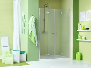 WEB 3.0 P2S - Niche shower cabin with folding door - Door by MEGIUS