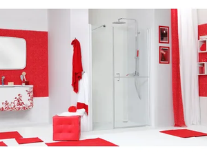 WEB 5.0 B1F - Niche shower cabin with hinged door - Door by MEGIUS