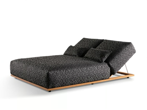CLAUD OPEN AIR - Recliner technical fabric garden bed - Armchair by Meridiani