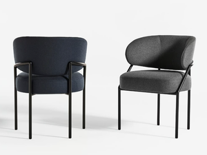 ISETTA - Upholstered fabric chair - Chair by Meridiani