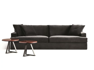JAMES - 3 seater fabric sofa with removable cover - Sofa by Meridiani