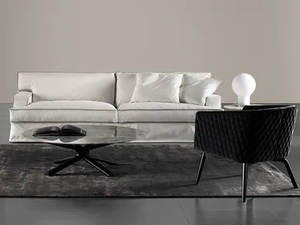 JAMES - Fabric sofa bed with removable cover - Sofa by Meridiani