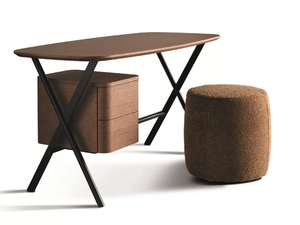 JASPER - Wooden secretary desk with drawers - Desk by Meridiani