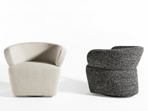 JOSEPHINE - Upholstered fabric easy chair with armrests - Armchair by Meridiani