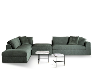 LOUIS - Modular fabric sofa with removable cover - Sofa by Meridiani