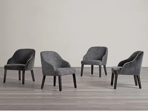 ODETTE DUE LOUNGE - Fabric easy chair with armrests - Armchair by Meridiani