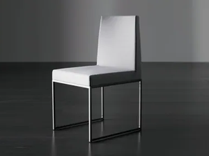 RIDER TRE - Upholstered fabric chair - Chair by Meridiani
