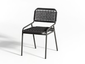 TAI OPEN AIR DUE - Rope garden chair - Chair by Meridiani
