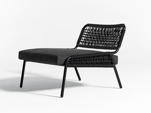ZOE OPEN AIR - Rope garden armchair - Armchair by Meridiani