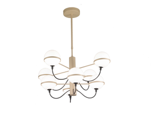 GIRO - LED glass chandelier - Ceiling lamp by Metal Lux