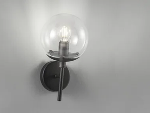 GLOBAL Ø 18/ Ø 25 - Metal wall lamp with fixed arm - Wall lamp by Metal Lux