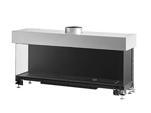 AVENUE MF 1300-40 GHE 3S - 3-sided gas fireplace - Other by Metalfire