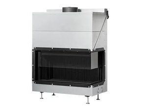 ULTIME D MF 1050-50 WHE 2S L/R V20 - Corner wood-burning fireplace - Other by Metalfire