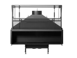 UNIVERSAL MF 1500-50 W 1S - Wood-burning fireplace - Other by Metalfire
