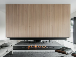 URBAN MF G 4S - Gas bespoke central fireplace - Other by Metalfire