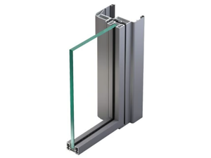 HIDDEN PIVOT - Glass and aluminium door - Door by METRA Building