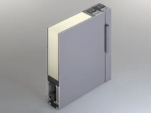 NC 90 HES DS - Energy-saving aluminium entry door - Door by METRA Building