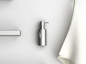 DEEP - Wall-mounted brass Bathroom soap dispenser - Sanitary accessories by MG12