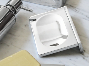 DEEP - Wall-mounted brass soap dish - Sanitary accessories by MG12